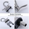 Munora 2-Handle 4-Inch Brushed Nickel Bathroom Faucet with Pop-up Drain and Supply Hoses - 2 of 4