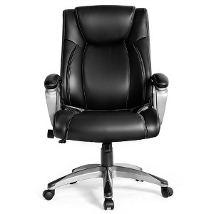 Costway Big & Tall  Office Chai Ergonomic Swivel Chair w/ Lumbar Support - 1 of 4