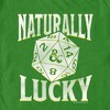 Men's Dungeons & Dragons St. Patrick's Day Naturally Lucky Dice T-Shirt - 2 of 4