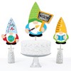 Big Dot of Happiness School Gnomes - Teacher and Classroom Decorations Centerpiece Sticks - Table Toppers - Set of 15 - 3 of 4