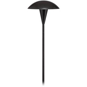 John Timberland Large Mushroom 18" High Black Low Voltage LED Path Light - 1 of 4