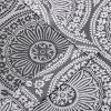 Floral Medallion Jacquard Grommet Curtain Panel Set by Blue Nile Mills - 4 of 4