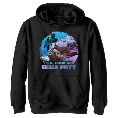 Boy's Star Wars: The Book of Boba Fett Rancor and Boba Pull Over Hoodie - image 1 of 4