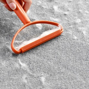 Hair Sticking Ball-Removing Brush Winter Clothing Woolen Coat Manual Depilator And Hair Removal Brush(Orange) - 1 of 4