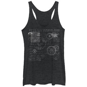 Women's Lost Gods Nowhere but Everywhere Racerback Tank Top - 1 of 3