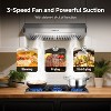 30 inch Range Hood with 3-way Ventilation, 3-Speeds Fan, 2 Dishwasher-Safe Stainless Steel Filters, 700 CFM Kitchen Stove Vent Hood with 2 Lights - 3 of 4