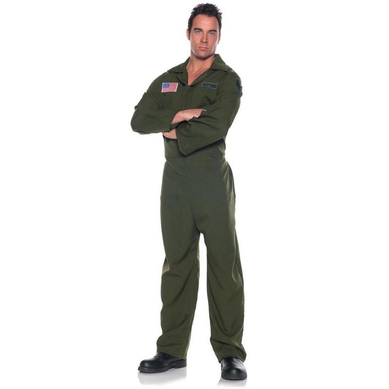 Underwraps Costumes Air Force Jumpsuit Costume Adult, 1 of 2