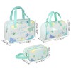 Unique Bargains Women's Durable Cosmetic Bag Green 3pcs - 2 of 4