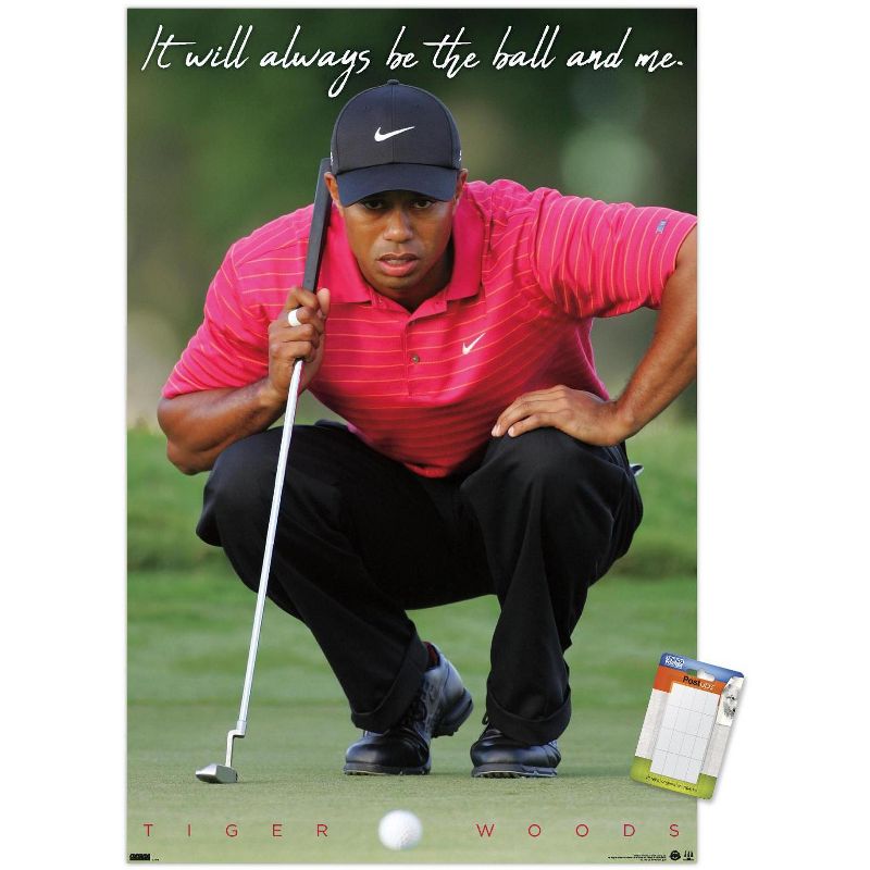 Trends International Tiger Woods - The Ball & Me Unframed Wall Poster Prints, 1 of 7