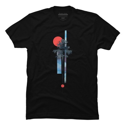 Men's Design By Humans Abstract Nature By airiestudio T-Shirt