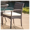 Charles 5pc Wicker Patio Dining Set with Cushions: Outdoor Furniture, Christopher Knight Home - 4 of 4