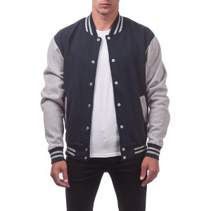 Pro Club Men's Varsity Heavyweight Fleece Baseball Jacket - 1 of 4