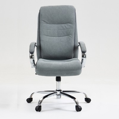 Dolonm Adjustable skin friendly cotton fabric material office chair，Quiet Rollers，Reinforced frame and chassis