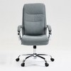Vynxaria High back, skin friendly cotton fabric material office chair - 3 of 4