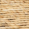 Storied Home Round Rope Barrel Accent Table Natural - 4 of 4
