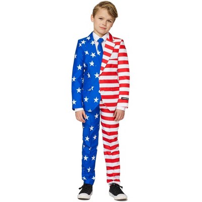 Suitmeister Boys Party Suit - Usa Flag - Multicolor : Target