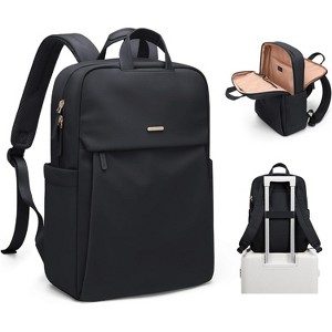 Paaaawaters Women Laptop Backpack Fits 15.6 Inch Notebook Casual Daypack Everyday Bag - 1 of 4