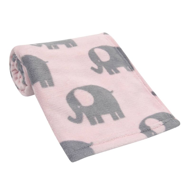 Bedtime Originals Soft Plush Baby Blanket - Eloise Elephant, 2 of 5
