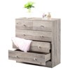 Karl Home 5-Drawer Grey Particle Board 25.98in. W Chest of Drawer - 4 of 4