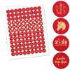 Big Dot of Happiness Lunar New Year - 2026 Year of the Horse Round Candy Sticker Favors - Labels Fit Chocolate Candy (1 sheet of 108) - 3 of 4