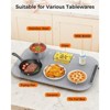 Kismile Electric Warming Tray,3 Temp Settings, Rollable Portable Food Warming Mat, Ideal for Gatherings, Parties, Food Warmer - 4 of 4