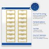 Avery Labels, 1" x 2-5/8", Gold-Metallic Berries, Glossy, 160ct - 3 of 4
