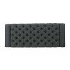 Vynxaria Dark Grey Storage Ottoman - Stylish Organizer & Footrest - 4 of 4