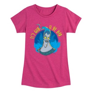 Girls' - Disney Villains - Its Good To Be Bad Hades Fitted Short Sleeve Graphic T-Shirt - 1 of 4