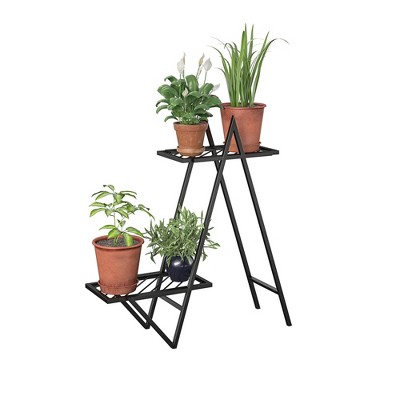 Tangkula 4-Tier Metal Plant Stand Indoor 48.5' Tall Plant Shelf for Small  Plants Tiered Plant Holder W/ Golden Metal Frame