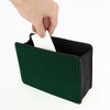Unique Bargains Car Trash Can Portable Seat Back Trash Bin Green 1 Pc - 4 of 4