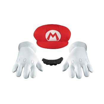 Adult Super Mario Halloween Costume Accessory Set