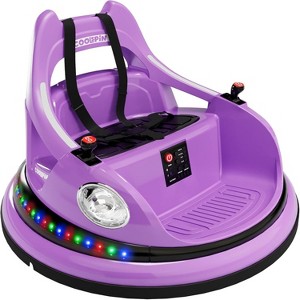 Bumper Car for Kids, 12V Electric Ride-On Car for Toddlers with Remote Control, Led Lights, 360-Degree Spin - 1 of 4