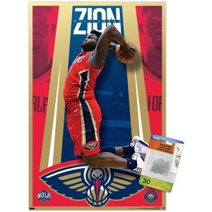 Trends International NBA New Orleans Pelicans - Zion Williamson 20 Unframed Wall Poster Prints - 1 of 4