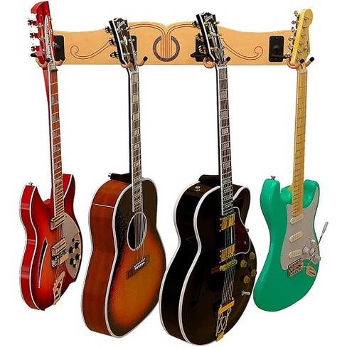 The CrossCurve™ Deluxe Single Wood Guitar Stand