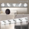 Dolonm Modern Chrome LED Vanity Light, Square Acrylic Lampshades Wall Mount Fixture for Bathroom, Mirror Lighting - 4 of 4