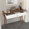 KTMBDW Entryway Table Modern Wood Narrow Console Table with Storage Hallway Table Sofa Tables for Front Door Corridor - 3 of 4