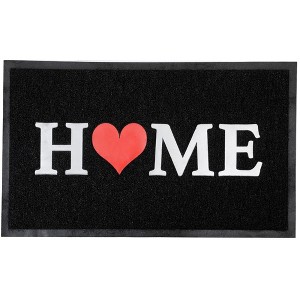 Evideco French Home Goods Welcome Door Mat, Non-Slip 100% Recycled PVC Rug, Two Sizes Available, Indoor/Outdoor Use - 1 of 4