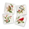 Certified International (Set of 4) 6" Holly and Vines Canape Plates - 2 of 4