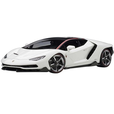 Lamborghini Centenario Bianci Isis / Solid White with Carbon Top 1/18 Model Car by Autoart