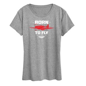 Women's - Top Gun: Maverick - Born To Fly Short Sleeve Graphic T-Shirt - 1 of 4