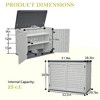 Lyngins Outdoor Storage Shed, All-Weather UV-Stabilized Outdoor Storage Box, Reinforced Double-Wall, Dual-Lock System, Patio Storage Box - 2 of 4