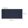 Unique Bargains Protector PU Leather Dual Side Mouse Pad Mat Desk Mat 1 Pc - 2 of 4