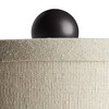 360 Lighting Trotter Modern Table Lamps 23 3/4" High Set of 2 Oiled Bronze with USB and AC Power Outlet in Base Burlap Shade for Living Room Home Desk - 3 of 4