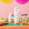 Sparkle and Bash Llama Pinata for Fiesta Party Supplies, Small Llama Party Decorations for Boys, Girls Birthday (White, 8.5x15x4.5 in) - 2 of 4