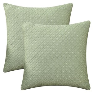 REGALWOVEN Geometric Pattern Soft Cozy Throw Pillow Covers for Living Room Sofa Home Decor 2 Pcs - 1 of 4