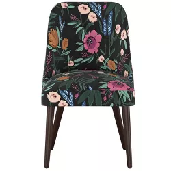 Geller Modern Dining Chair in Botanical Dark Floral Print - Project 62™