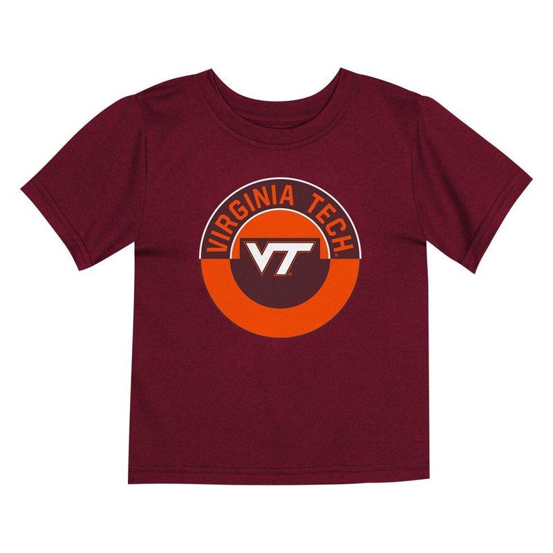 NCAA Virginia Tech Hokies Toddler Boys&#39; 2pk T-Shirt, 3 of 4