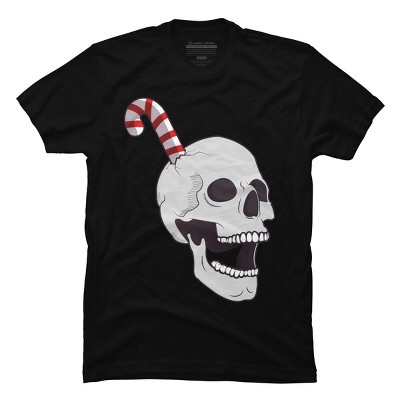 Men's Design By Humans Christmas skull By AllenStudio T-Shirt