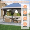 13x13ft Pop Up Gazebo w/ Mosquito Net - STO-N-Go Wheeled Bag, Canopy Tent for Backyard - 4 of 4