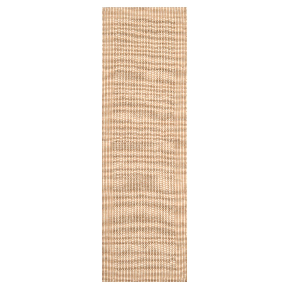 Turner Natural Fiber Runner - Ivory / Beige ( 2' X 6' ) - Safavieh